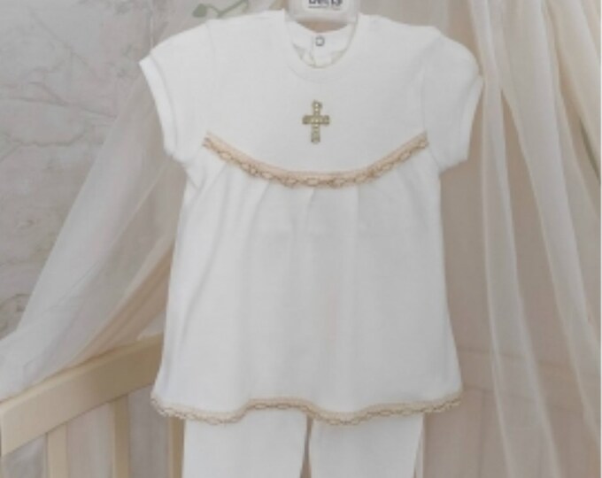 Baptism Dress | Christening EMBROIDERED Outfit | Dress for Baby | Gift Dress for Newborn (4)