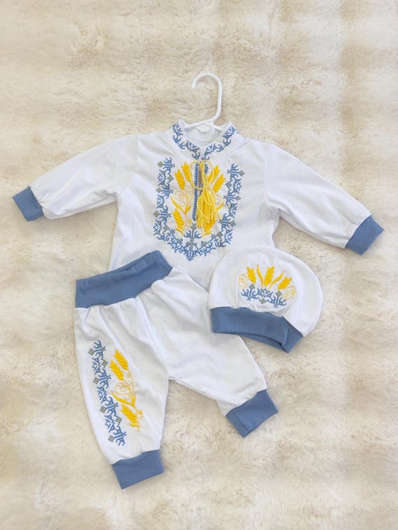 Baptism Outfit for Baby Boy | Embroidered Christening Suit | Baby Boy Formal Wear | Baptism Ceremony Clothing | Newborn Blessing Gift (12)