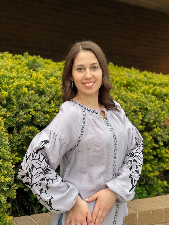 Ukrainian Embroidered Blouse for Women | Ethno Vintage Women's Vyshyvanka Shirt | Sorochka Vyshyta | Vyshyvanka Gift USA | Вишиванка