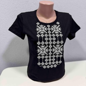 Embroidered T-Shirt for Women | Modern Ukrainian Vyshyvanka | Traditional Embroidered Blouse | Ukrainian Clothing Gift