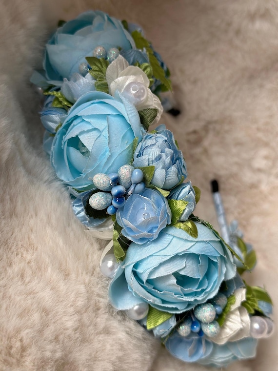 Handmade Ukrainian Flower Crown | Vinok | Вінок | Floral Wreath Headband | Hair Accessory Gift for Her or Girl | Boho Festival Style (47)