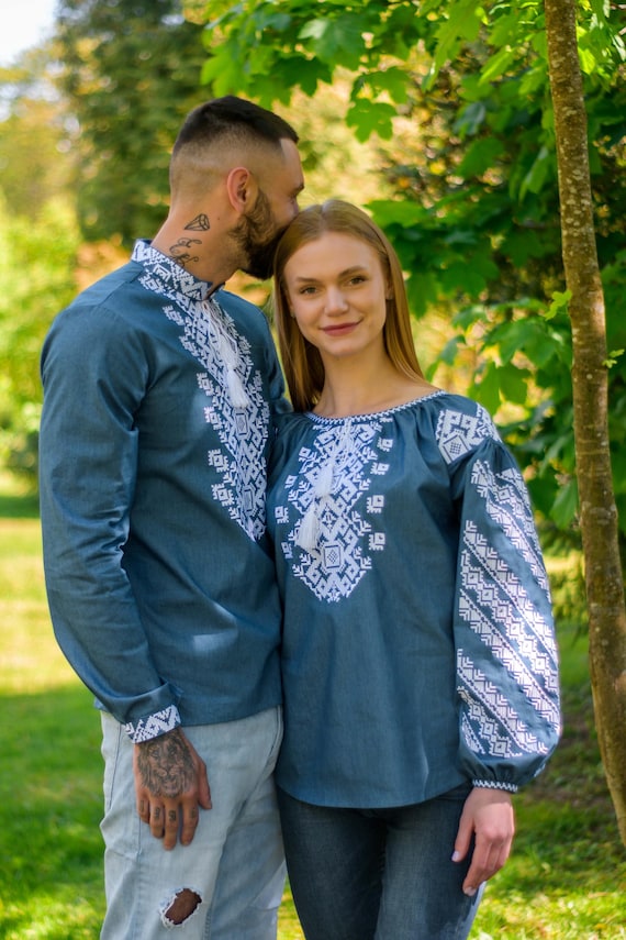 Vyshyvanky for Couple | Ukrainian Embroidered Shitrs for Man and Women | Vyshyvanky in USA | Delivery 2-5 days | Luxart | Lana’s Vyshyvanky