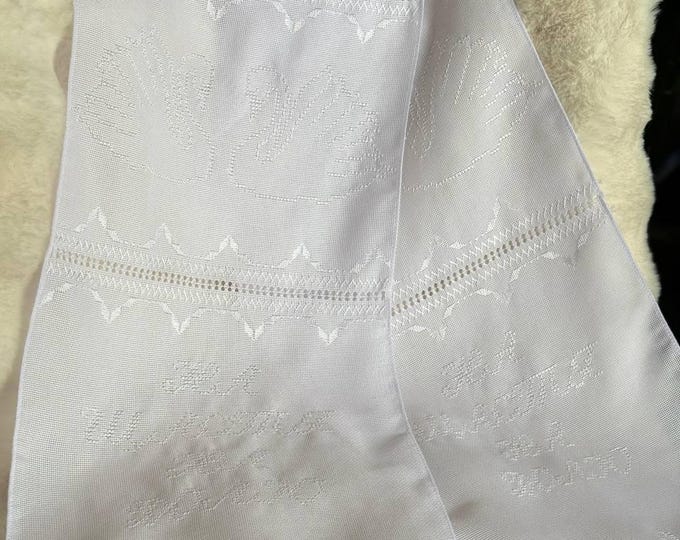 Ukrainian Embroidered Rushnyk Wedding Towel | Traditional Handmade Wedding Ceremony Towel | In Stock in USA | Вишитий Рушник (20)