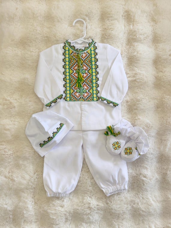Baptism Outfit for Baby Boy | Embroidered Christening Suit | Baby Boy Formal Wear | Baptism Ceremony Clothing | Newborn Blessing Gift (12)