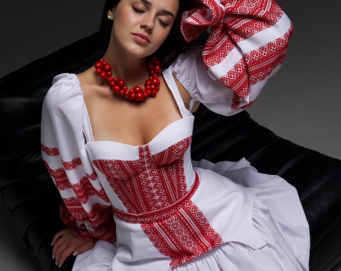 Corset | Embroidered Ukrainian Corsets in USA | Gift for Her | Handmade Present for Women | Вишитий Корсет | Ukraine Vyshyvanka (9)