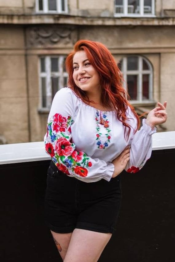 Big Size Vyshyvanka for women New vyshyvanka Ukrainian sorochka Ukrainian blouse Embroidered clothing Embroidered blouse