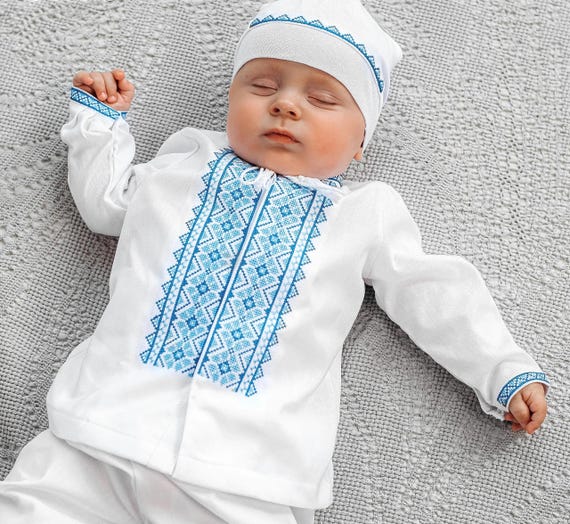 Baptism Outfit for Baby Boy | Embroidered Christening Suit | Baby Boy Formal Wear | Baptism Ceremony Clothing | Newborn Blessing Gift (8)