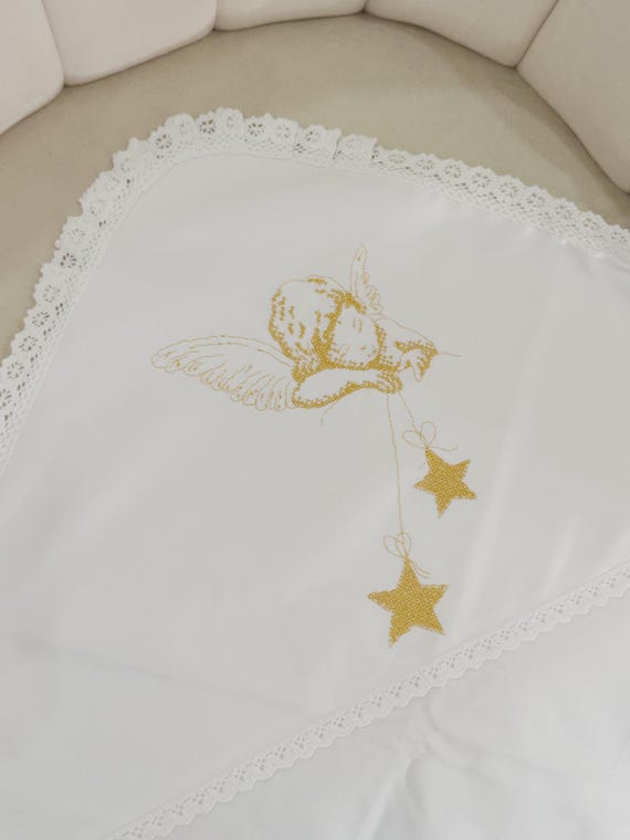 Embroidered Baptism & Christening Kryzhma for Baby | Baptism Gift for Kids, Children (3)