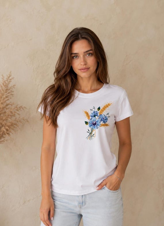 Embroidered Vyshyvanka T-Shirt | Ukrainian Clothing Gift