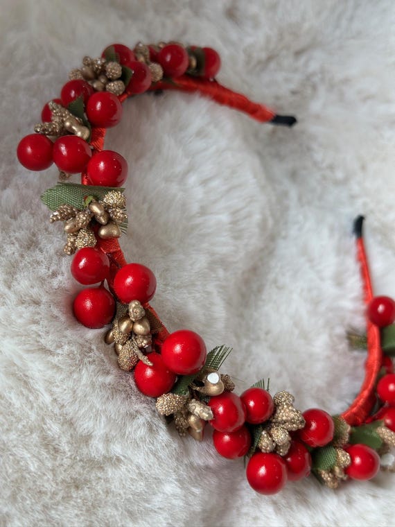Handmade Ukrainian Flower Crown | Vinok | Вінок | Floral Wreath Headband | Hair Accessory Gift for Her or Girl | Boho Festival Style (9)