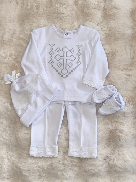 Baptism Outfit for Baby Boy | Embroidered Christening Suit | Baby Boy Formal Wear | Baptism Ceremony Clothing | Newborn Blessing Gift (12)
