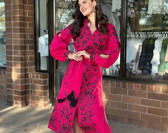 Ukrainian Vyshyvanka Dress | In Stock in USA | NEW Embroidered Dress | Handmade Traditional Ukraine-Style Boho Embroidery | Вишиванка (73)