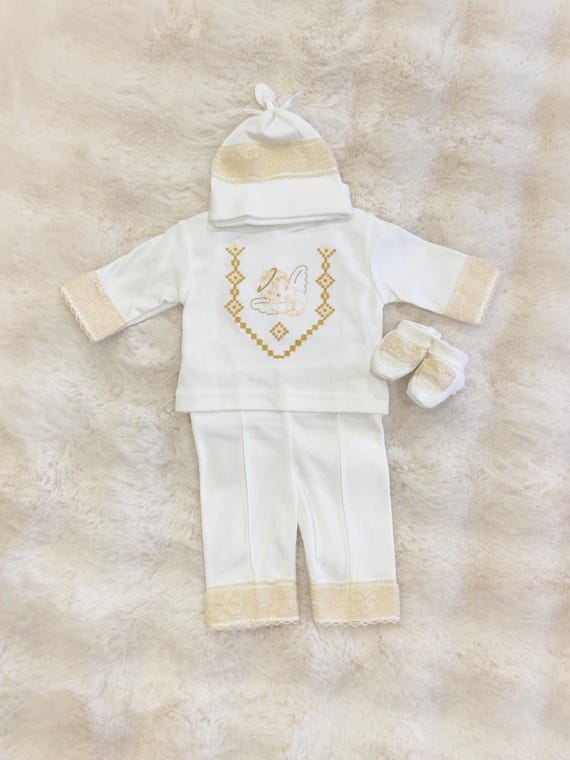 Baptism Outfit for Baby Boy | Embroidered Christening Suit | Baby Boy Formal Wear | Baptism Ceremony Clothing | Newborn Blessing Gift (12)