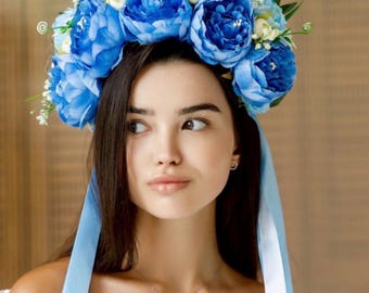 Handmade Ukrainian Flower Crown | Vinok Floral Headband