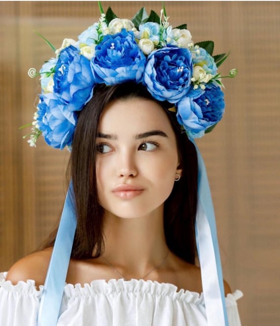 Handmade Ukrainian Flower Crown | Vinok Floral Headband
