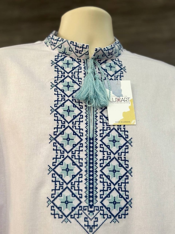 Ukrainian Vyshyvanka | Men's Embroidered Shirt | Вишиванка | Ukraine Vintage Sorochka Gift for Him | Handmade Ukrainian Clothing (7)