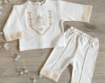 White Baptism Outfit Baby Boy Baptism Outfit Christening Outfit Dedication Outfit Baptism Outfit