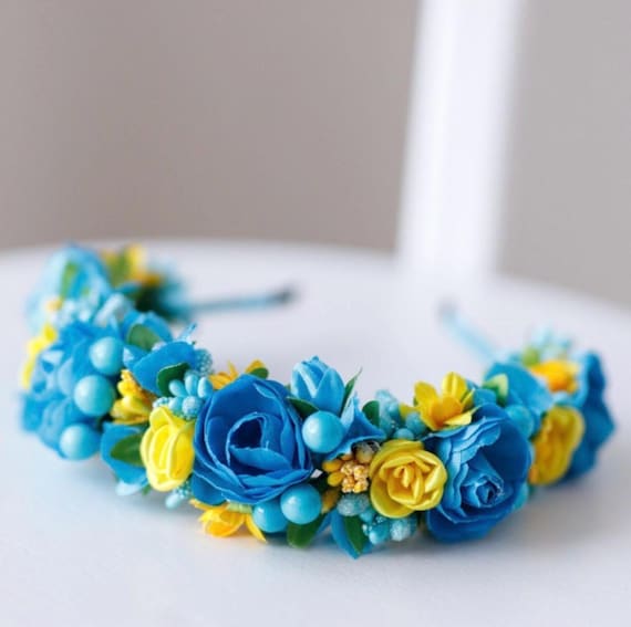 Handmade Ukrainian Flower Crown | Floral Boho Headband