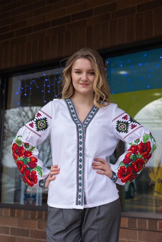 Vyshyvanka for women New vyshyvanka Ukrainian vyshyvanka Ukrainian style blouse Embroidered clothing Embroidered blouse