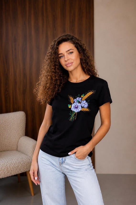 Embroidered Vyshyvanka T-Shirt | Ukrainian Clothing Gift