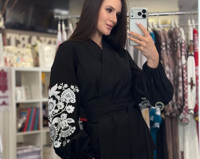 Ukrainian Embroidered Blouse | Women's Vyshyvanka Shirt, Boho Ethnic Style