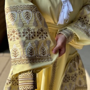 Ukrainian Vyshyvanka Dress | Ukraine Embroidered Dress in USA | Handmade Traditional Ukraine-Style Boho Embroidery Gift | Вишиванка (40)