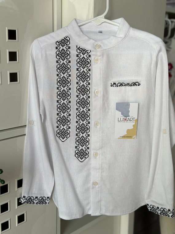 Vyshyvanka for boy Embroidered shirt for boy (1-12 years) Vyshyvanka for kids, Kid's vyshyvanka Vyshyta sorochka
