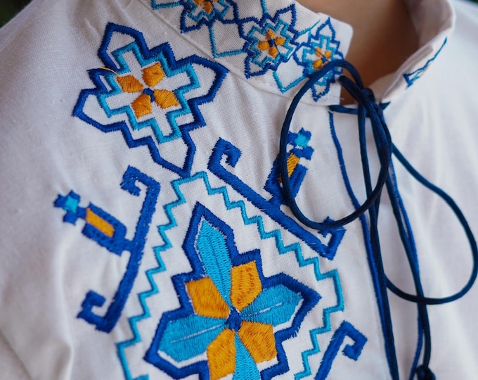 Boys' Embroidered Vyshyvanka Shirt | Traditional Ukrainian Style