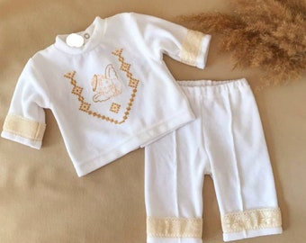 White Baptism Outfit Baby Boy Baptism Outfit Christening Outfit Dedication Outfit Baptism Outfit