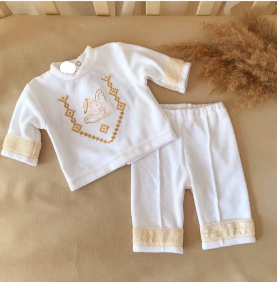 White Baptism Outfit Baby Boy Baptism Outfit Christening Outfit Dedication Outfit Baptism Outfit