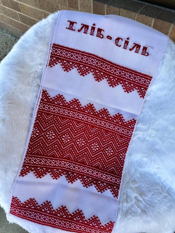 Ukrainian Embroidered Rushnyk Wedding Towel | Traditional Handmade Wedding Ceremony Towel | In Stock in USA | Вишитий Рушник