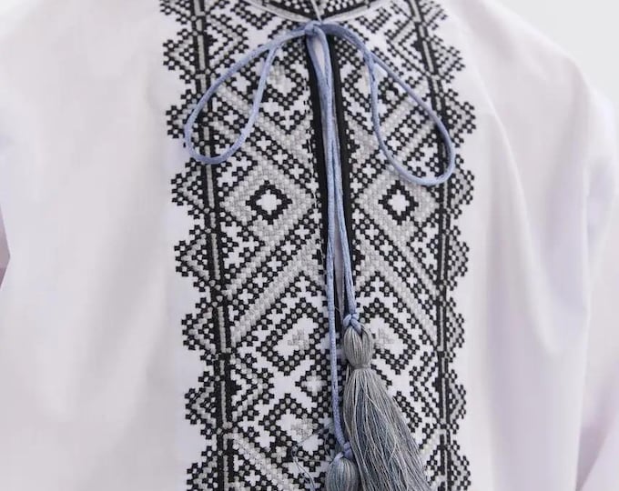 Boys' Embroidered Vyshyvanka Shirt | Traditional Ukrainian Style