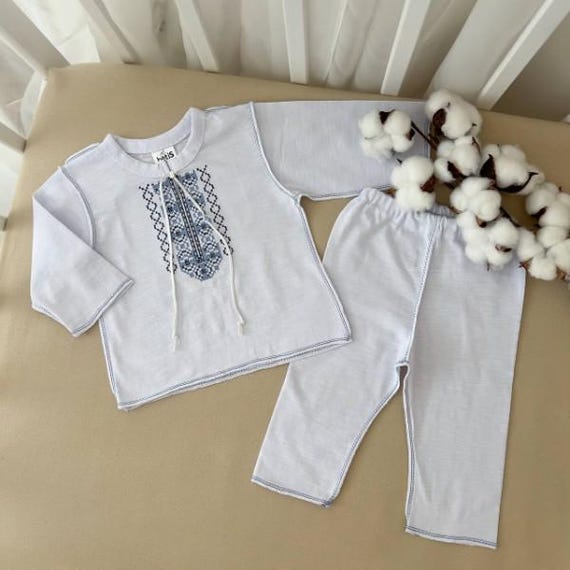 Baptism Outfit for Baby Boy | Embroidered Christening Suit | Baby Boy Formal Wear | Baptism Ceremony Clothing | Newborn Blessing Gift (9)