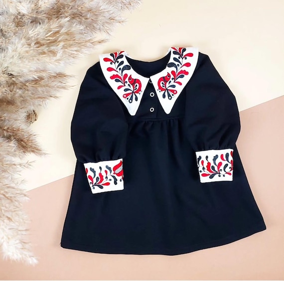 Embroidered Vyshyvanka Dress for Girls | Ukrainian Embroidery Dress | Traditional Ukrainian Style in Stock in USA | Вишиванка у США