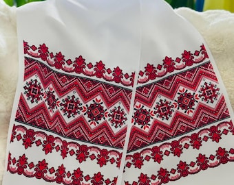 Ukrainian Printed Rushnyk Wedding Towel | Traditional  Wedding Ceremony Towel | In Stock in USA | Рушник (31)