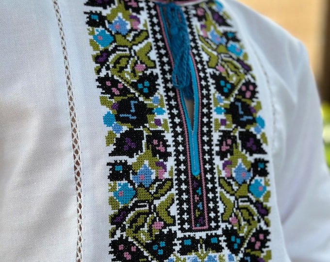 Embroidered Vyshyvanka Shirt for Boys | Ukrainian Embroidery Shirt | Traditional Ukrainian Style Gift in Stock in USA | Вишиванка у США (4)