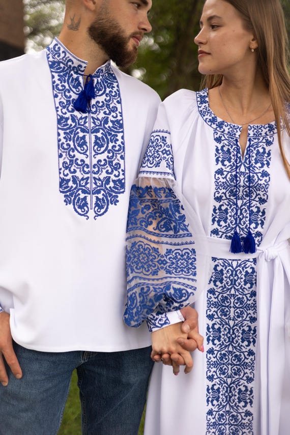 Ukrainian Vyshyvanka | Men's Embroidered Shirt | Вишиванка | Ukraine Vintage Sorochka Gift for Him | Handmade Ukrainian Clothing (11)