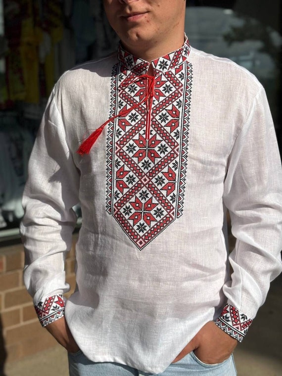 Vyshyvanka for man, Shirts with embroidery, Ukrainian vyshyvanka Ukrainian shirt Ukraine clothing