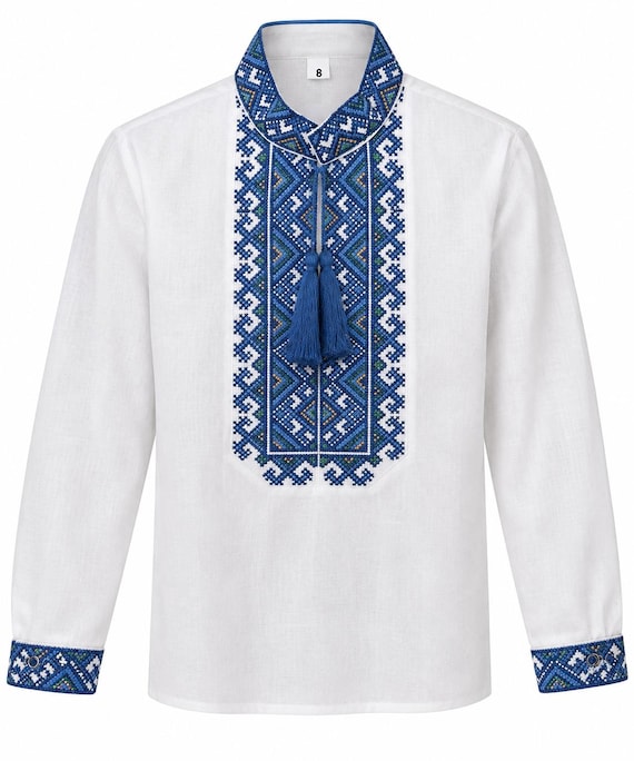 Boys' Embroidered Vyshyvanka Shirt | Traditional Ukrainian Style