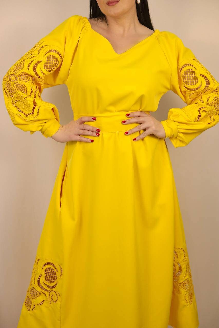 In USA NEW Dress Embroidered dress Ukrainian style dress with embroidered Vyshyvanka dress