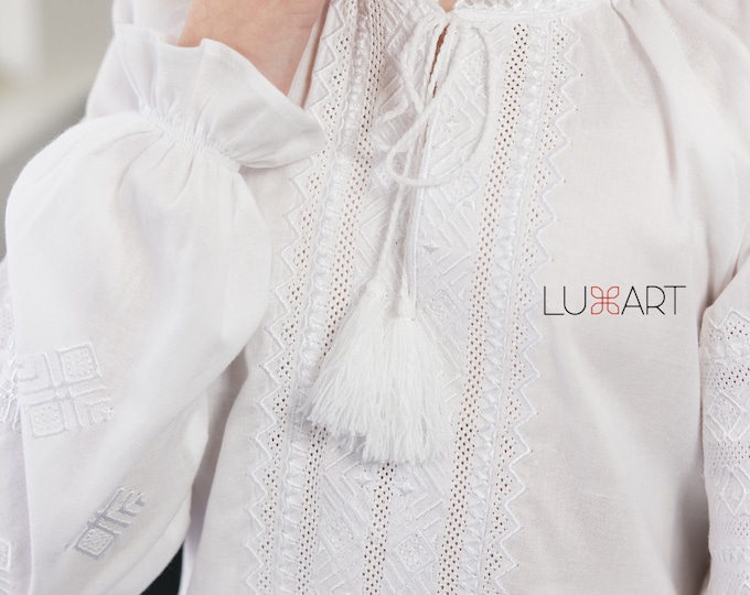 Embroidered Vyshyvanka Blouse for Girls | Ukrainian Embroidery Shirt | Traditional Ukrainian Style in Stock in USA | Вишиванка у США (11)