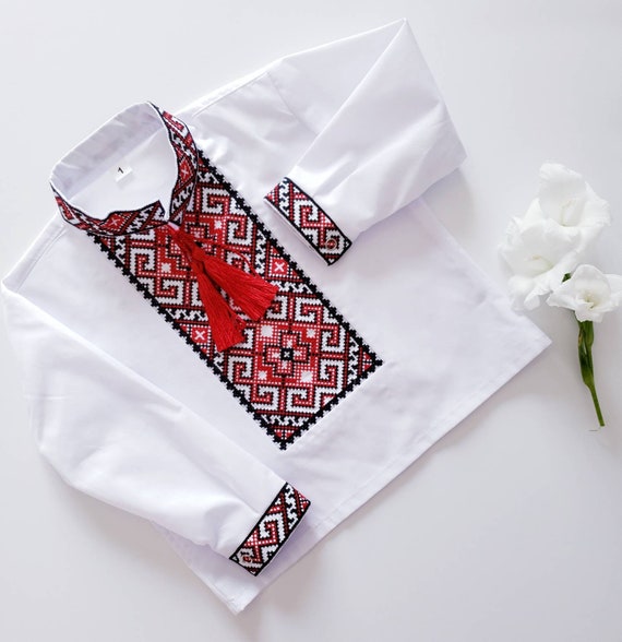 Vyshyvanka for boy Embroidered shirt for boy (1-12 years) Vyshyvanka for kids, Kid's vyshyvanka Vyshyta sorochka VYSHYVANKA Vyshyvanka in the USA