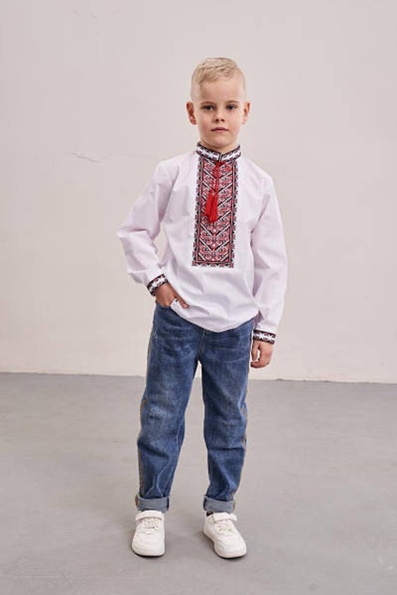 Vyshyvanka for boy Embroidered shirt for boy (1-12 years) Vyshyvanka for kids, Kid's vyshyvanka Vyshyta sorochka VYSHYVANKA Vyshyvanka in the USA