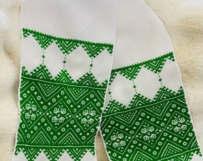 Ukrainian Embroidered Rushnyk Wedding Towel | Traditional Handmade Wedding Ceremony Towel | In Stock in USA | Вишитий Рушник (21)