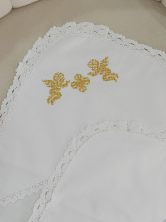 Embroidered Baptism & Christening Kryzhma for Baby | Baptism Gift for Kids, Children (3)