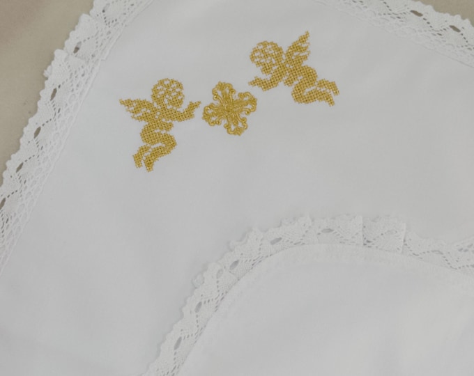 Embroidered Baptism & Christening Kryzhma for Baby | Baptism Gift for Kids, Children (3)