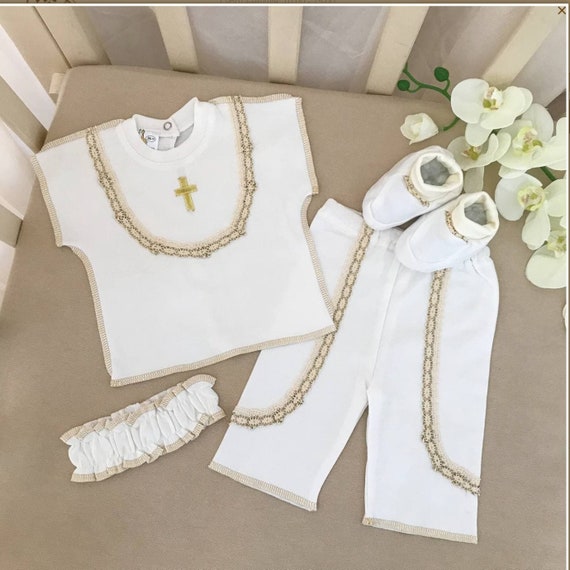 Baptism Dress Christening Outfit EMBROIDERY Dress for Baby Dress