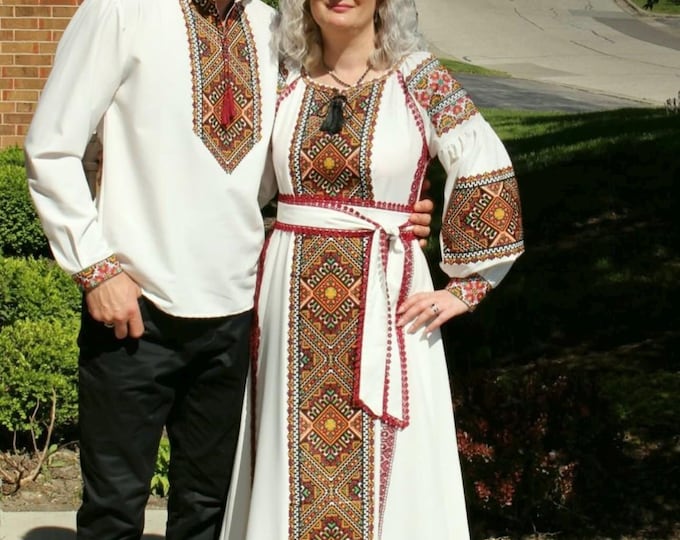 Ukrainian Vyshyvanka Dress | In Stock in USA | NEW Embroidered Dress | Handmade Traditional Ukraine-Style Boho Embroidery | Вишиванка (34)
