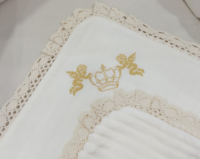 Embroidered Baptism & Christening Kryzhma for Baby | Baptism Gift for Kids, Children (3)