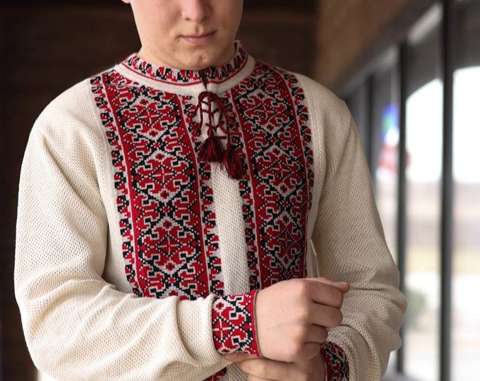 Ukrainian Vyshyvanka | Men's Embroidered Shirt | Вишиванка | Ethnic Vintage Sorochka Gift for Him | Handmade Ukrainian Clothing (67)